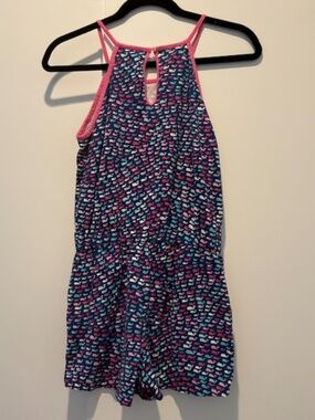 Vineyard Vines for Target Girls Whale Print Romper Size L 10/12